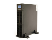 Gembird EnerGenie Online rack UPS, 2000 VA / 1800W, pure sine wave, USB, LCD, input IEC C14, outputs: 8x IEC sockets, 2U